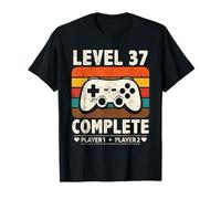 37th Wedding Anniversary Level 37 Complete Retro Gamer T-Shirt