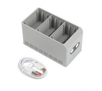 37W Two-Way Charger for DJI for mini 5 Pro 3-Slot 37W Two-Way | Charges 3 batteries sequentially, 37W fast input, for power bank function, compact travel design
