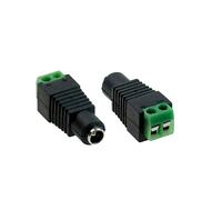 38.2003033M Power Connector Plug 2.10x5.50mm With Terminals (CCTV Etc.)