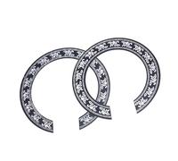 38 39/40 41 Inch PVC Circle Sound Hole Rosette Inlay Sticker For Guitars Decor Black Silver Sound Hole Rosette Sticker Guitar Parts(40/41)