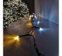 38.3m 480 LED SupaBrights Christmas String Lights with Timer in Cool & Warm White