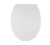 38.5 * 45cm,Wemune Soft Close Round Toilet Seat, Soft Close Toilet Seats Quick Release, Thickened Durable PP Plastic, Easy-Clean, White