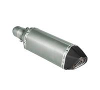 38-51mm Black Small Hexagonv Oblique Tail Refit Exhaust Muffler With Fit For Motorcycles ATV Universal Exhaust Tip Tail Pipe