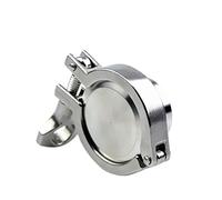 38/51mm Pipe O/D 1.5" 2” Tri Clamp Weld Ferrule + End Cap + Tri Clamp + Silicon Gasket 304 Stainless Steel for Cheerfully (Size : 108mm x Ferrule 119)