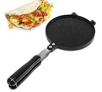 38.5x16.8x2cm Tortilla Press Pan, Non-Stick Chapati Tortilla with Bakelite Handle, Heavy-Duty Aluminum Chapati Roti Maker for Home Kitchen