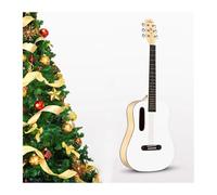 38" Acoustic Guitar For Beginners Adult Teen, Full Size Guitarra Acustica With Chord Poster, Gig Bag, Tuner,Steel Strings, Capo, Strap(Khaki)