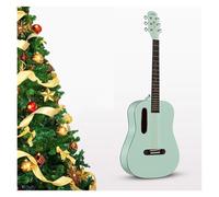 38" Acoustic Guitar For Beginners Adult Teen, Full Size Guitarra Acustica With Chord Poster, Gig Bag, Tuner,Steel Strings, Capo, Strap(Green)