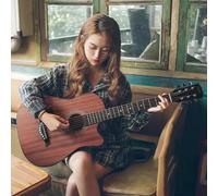 38 Inch Acoustic Guitar Package Kit, Basic Starter Kit w/Case, Strap, Pitch Pipe and Pick for Beginners Music Lovers(Sapele)