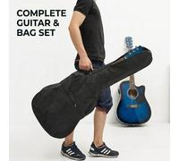 38 Inch Full Size Acoustic Guitar Classical Cutaway Design Hardwood Fi