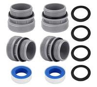 38 mm Pool Hose Pool Adapter Hose Conversion Kit 40 mm to DN40 (1 1/2 Inch) Conversion Kit for Intex Coleman Hayward Filter Pumps Pool Adapter 4560 Swimming Guide