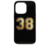 38 Number Thirty-Eight Team Sports Graphic Varsity Matching Case for iPhone 13 Pro