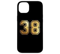38 Number Thirty-Eight Team Sports Graphic Varsity Matching Case for iPhone 14 Plus