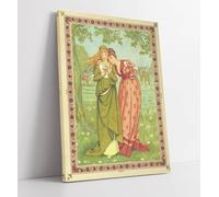 38 of The Quiver of Love A collection of Valentines ancient and modern With illustrations in colors Canvas Wall Art Print Picture - 24 inch wide x 36 inch high (Frame Depth 30mm)