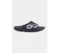 38 OOFOS OOahh Sport Slides Sandals Black Size 4
