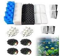 38 Pack Aquarium Filter Media Kit for Fluval 306/307 Canister Filters