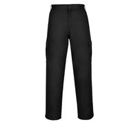 (38/R, Black) Portwest Mens Combat Workwear Trousers