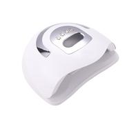 380 W UV Lamp Nails, 4 Timers LCD Display, UV Lamp Gel Nails, 81 Lamp Beads, Auto Sensor Quick Nail Dryer, Suitable for All Nail Lamps, for Manicures, Home and Salon