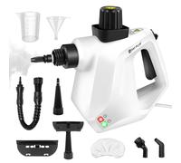 Beldray BEL0701TQN 10-in-1 Handheld Steam Cleaner - Clean, Sanitise & Refresh Surfaces, Tiles, Mirrors & Windows, Chemical Free Cleaning, Includes Nozzles, Brushes, Upholstery Head & Squeegee, 1000W