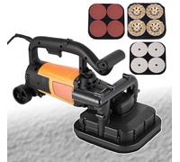 3800W Industrial Concrete Floor Grinder, 6 Speed Polisher Concrete Surf-aces, Planer Walk Behind Grinder, Handheld Floor Drywall Sander