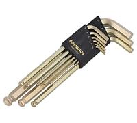 38099 key set hexagon, spherical ProTanium®, steel long BONDHUS