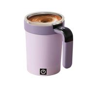 380ML Automatic Magnetic Stirring Coffee Cup - Upgrade Self Stirring Mug with Temperature Display, Rechargeable Auto Magnetic Mug, Self Mixing Coffee Cup Rotating for Hot Beverages for Cafe Bar Travel
