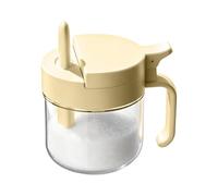 380ml Spices Jars With Spoon,Glass Condiment Containers With Lids For Seasonings, Salt, Loose Leaf Tea Storage -A Separate Place To Place Spoon In The Jar