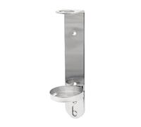 380ml Wall Mounted Single Chrome Silver dispenser bracket Ideal for Prija and Geneva Guild Bottles