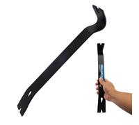 380mm Induction Hardened Pry Bar - Durable Steel Construction with High-Leverage Head for Prying, Pulling, and Scraping in Tight Spaces