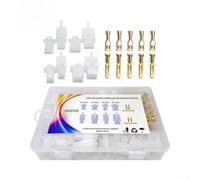 380PCS Terminal Connector Set for Motorcycle and Automotive Wiring with 2 3 4 6 Pin and Secure Hooks