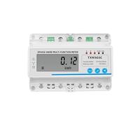 380V 100A Meter LCD Analog Counter 7P Electronic Watt Power Meter 3 Phase 4 Wire Voltage Current Multifunction kWh(Multifunction Meter)