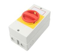 380V 40A Rotary Isolator Switch, IP65 Outdoor Waterproof Universal Rotary Cam Changeover Switch with Enclosure Surface Mounted Box for Indoor or Outdoor