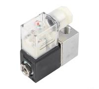 380V Air Compressor Solenoid Valve with Exhaust Check Function, Silent Oil- Design for Air Systems and Workshop Equipment(380V A)