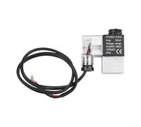 380V Solenoid Valve for Air Compressor, Silent Oil-for Exhaust Check Valve, Compact Electromagnetic Valve with Light Option for Industrial Pneumatic Systems(380V B)