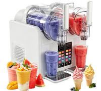 380W Slushie Machine,with Touch screen Display& 7 Modes,No ice needed,Soft-serve In 30-45 minutes,For Ice cream, Sorbet