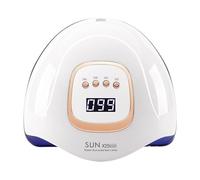 380W UV Nail Lamp 81 LEDs Dryer Machine with LCD Screen Quick-drying Manicure for Curing All Nails Gel Art Tools(X25)