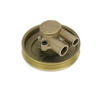 3812519 21212799 Raw Sea Impeller Water Pump With Serpentine Pulley Compatible For Volvo Penta V6 V8 4.3 5.0 5.7