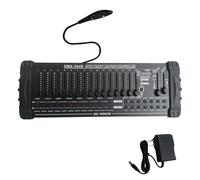 384 Channel DMX512 Controller, 8x30 Scenes DJ Controller, DMX Light Fixture Controller for DJ Lights Bar Nightclub Stage Lighting Console