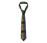 385 Men'S Necktie Pride Month Lgbtq Gay Pride Ally Necktie Classic Neck Tie Funny Business Tie Work Tie, For Office, School, Party