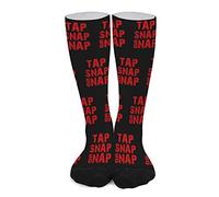 385 Mens Women Socks Tap Snap Or Nap Brazilian Jiu Jitsu Men'S Dress Sock Comfortable Sport Sock Soft Athletic Socks, For Casual Wear, Sports, 40cm