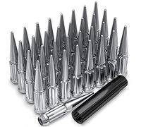 3850XL-33AM Chrome 1-Pc Spline Spike Lug Nut
