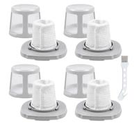 38572 Filter Replacement Compatible with Bissell Little Green Max Pet SmartMix Portable Carpet and Upholstery Deep Cleaner, 4 Separator Assembly Filter 4 Mesh Filter and 1 Little Brush