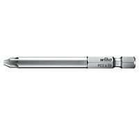 38681 Bit Pozidriv® PZ3 L. total: 50mm Mounting: 1/4" (E6.3mm) WIHA