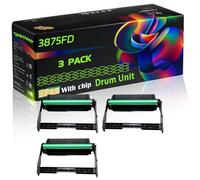 3875FD Compatible for Samsung Drum Unit with Chip ProXpress 3825D 3825DW 3825ND 3875DW 3875FD 4025ND 4075FR Printers (3 Pack Black)