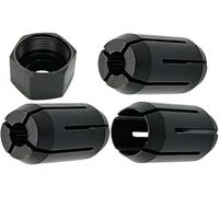 389243-00 389244-00 Cut-Out Tool Collet Kit replace For DeWalt DC550 DC551 DW660 Ryobi Collet 1/4 Inch - 690045003 P600 P530 SS50K P531 P601 Palm Router Parts (4 Pck)