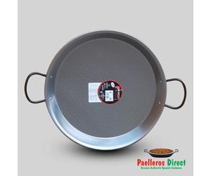 38cm Authentic Spanish Polished Steel Paella Pan