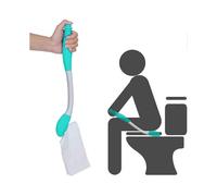 38cm Buttock Wipe Toilet Aid Toilet Paper Clips - Easy Wipe Aid - Long Reach Handle Easy To Use Toilet Aids Tools The Elderly And Pregnant Woman38cm E