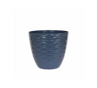Lightweight Recycled Plastic Garden Pot Planter with Drainage Holes | UV Resistant & Frostproof | Windermere Blue 38cm