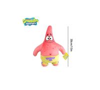 (38cm Patrick Star, Other) Spongebob Patrick Star Eugene H. Krabs Gary the Snail Plush Toy Throw Pillow