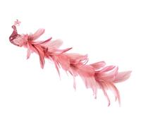 (38cm, Pink) Premier Peacock Christmas Decoration