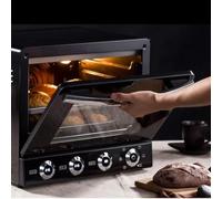 38L Convection Toaster Oven with 2-Tier Racks, Non-Stick Interior & Rotisserie, Includes Griddle and Crumb Tray, Multi-Function Oven for Family Baking